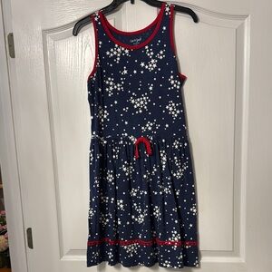 Cat & Jack Blue and White Pleated Sundress